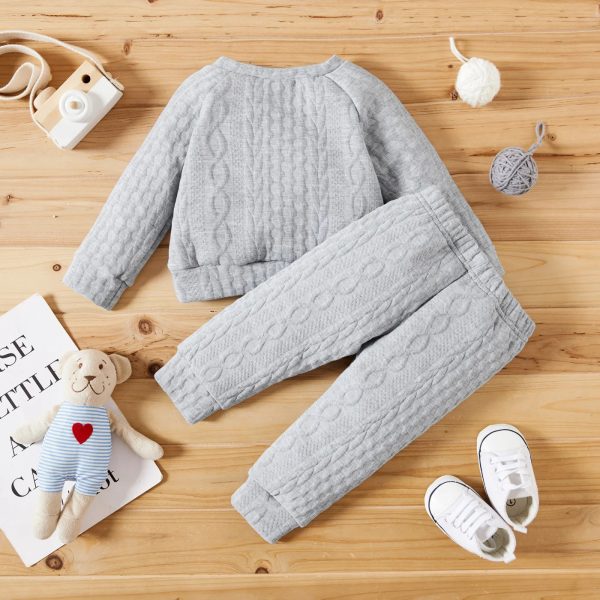 7 Colors Newborn Baby Clothes Set - Solid Long Sleeve Top & Pants, 2PCS Leisure Sport Outfit for Autumn & Winter - Image 7