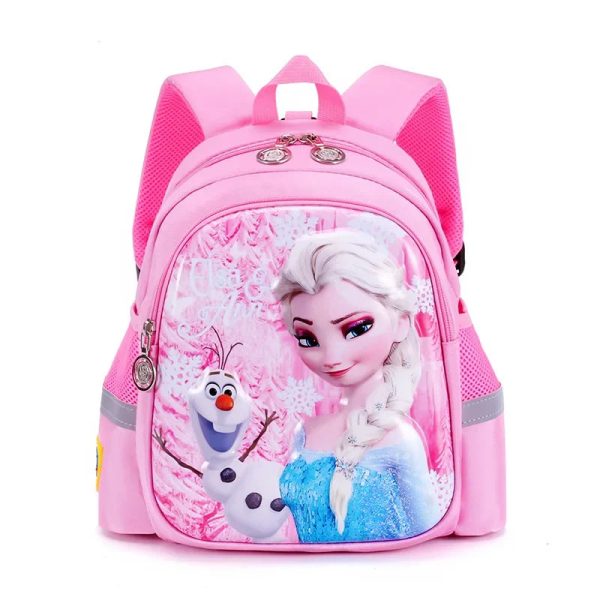 New Cartoon Elsa Kindergarten School Bag - Fashion Frozen 2 Backpack for Boys and Girls, Kids Travel Luggage Bag