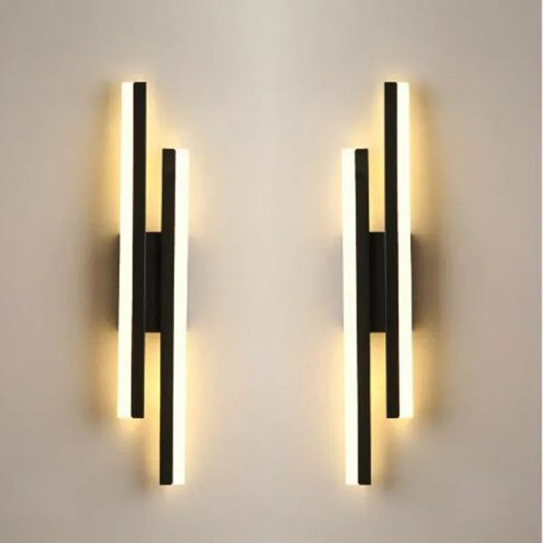 LED Wall Sconce - Modern Copper Pipe Lamp with Acrylic Shade, Indoor Lighting for Bedroom, Living Room, Corridor - Image 3