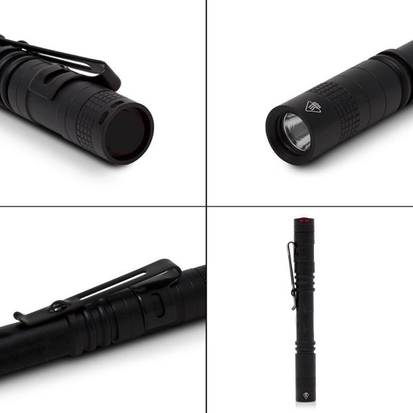 Pen Doctor Mini LED Flashlight - 13cm Portable White Light Torch for Dentists, Nurses, Camping, and Hiking Adventures - Image 3